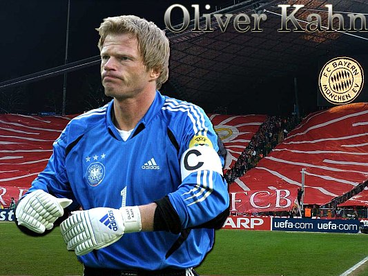 Oliver Kahn, Bayern Munich goalkeeper and captain Oliver Ka…