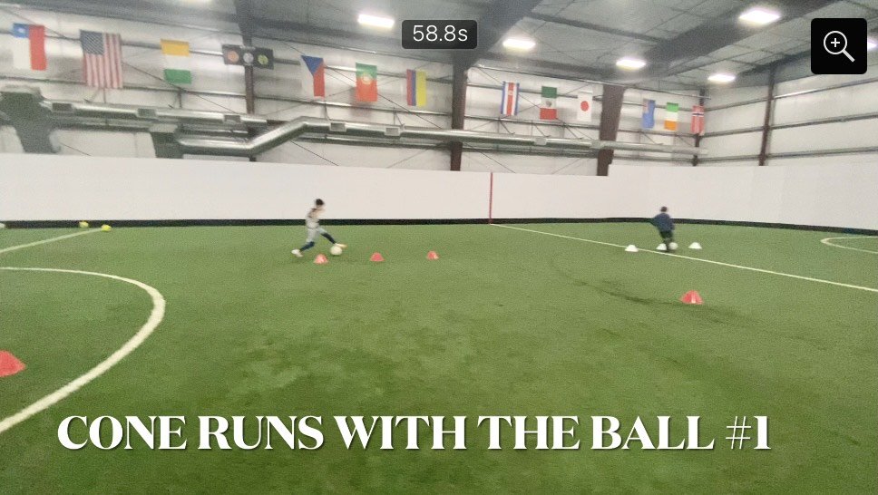 Soccer Skills Training - Cones