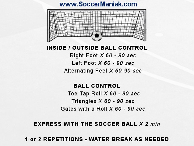 Football/Soccer: Control-Golpeo para niños de 8 a 12 años (Technical:  Passing & Receiving , Beginner)
